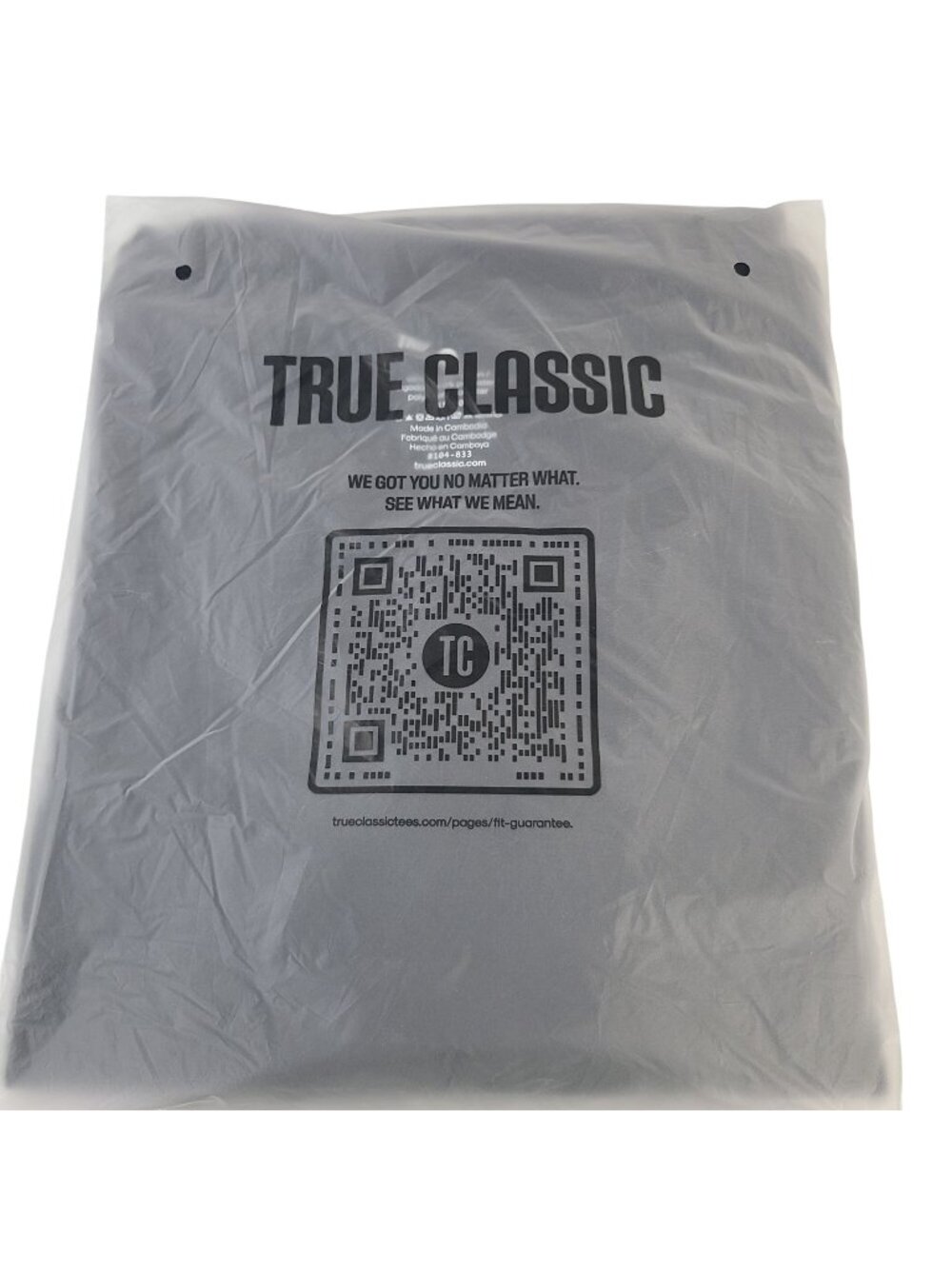 NEW True Classic Men's Black T-Shirt Sz 3XL Cotton Blend Crewneck Tee